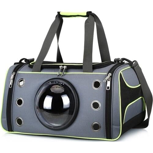 Oxford Space Capsule Goes Out To Pet Bag and Carries Air Breathable Portable Noctilucent Decoration Pet Carrying Backpack