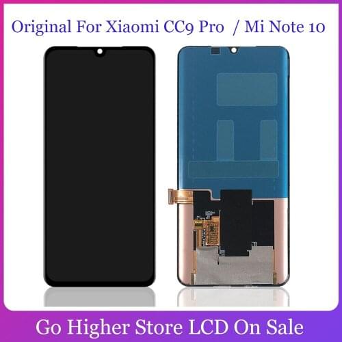 Original 6.47 '' For Xiaomi Mi CC9 Pro LCD M1910F4E Mi Note 10 Lcd Display Touch Screen Digitizer Assembly Screen With Tools