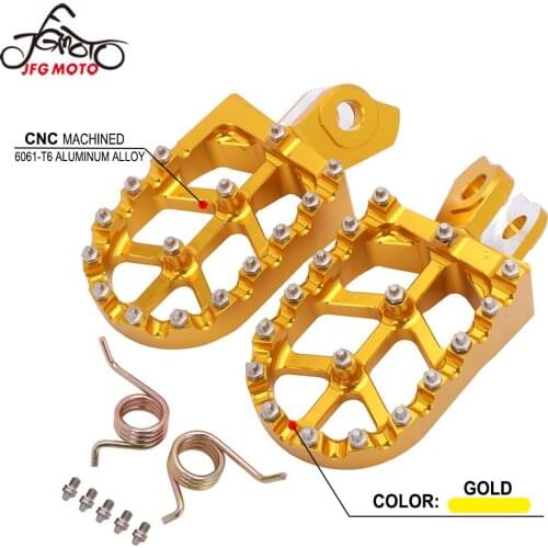 Motorcycle CNC Footrest Footpeg Foot Pegs For SUZUKI RMZ250 2010-2019 RMZ450 2008-2019 RMX450Z 2010-2017 RMZ 250 450 RMX 450Z