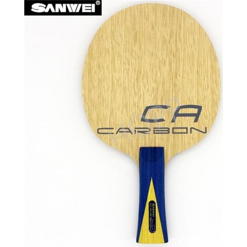 SANWEI CA LD Table tennis blade 5 plywood+ 2 LD carbon fiber Lymphoid surface ayous core all-round ping pong racket bat paddle