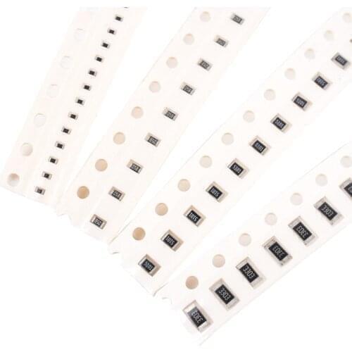 100pcs resistance 0402 (1005) ±1% 0.47/0.5/0.51/0/56/0.68/0.75/0.82Ohm Ω 1/16W