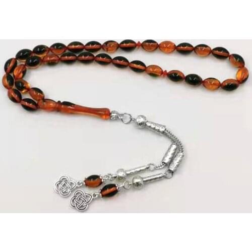 Special green Resin Tasbih mans bracelet 33 prayerbeads islamic gift for Eid masbaha New design Misbaha Masbaha Rosary