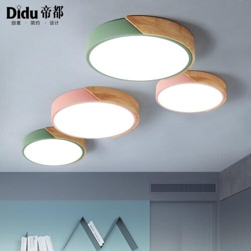 Ultra-thin LED Wooden Ceiling Lights for the living room chandeliers Ceiling fixture for the modern ceiling lamp