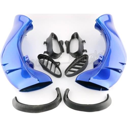 Ram Air Intake Tube Duct For Yamaha YZF1000 R1 2004 2005 2006 YZF 1000 04 05 06 Spare Clear Blue ABS Motorcycle Parts