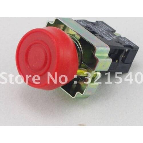 1 N/C XB2BP42C Momentary Red Booted Covered Pushbutton