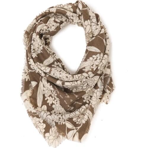 100%cashmere women classic jacquard print square scarfs pashmina 105*105cm thin for spring autumn winter