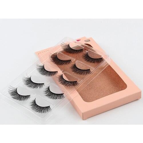 5Pairs New 3D Mink Lashes Set Natural Eyelashes Dramatic False Eyelashes Faux Cils Makeup Wholesale Fake Eyelash Extension