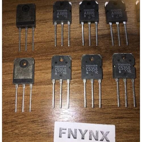 5Paiirs Original JAPAN Audio Power Amplifier 2SA1986 2SC5358 A1986 C5358
