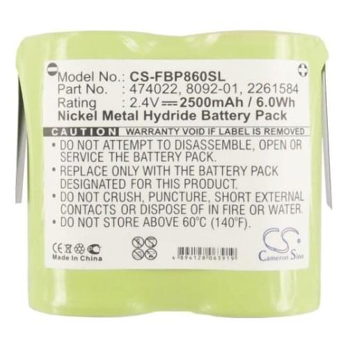 Cameron Sino 2500mAh battery for FLUKE 8010 8010A 8010M 8012A 8050A 8600 Continuous Operations Microtest Omniscanner