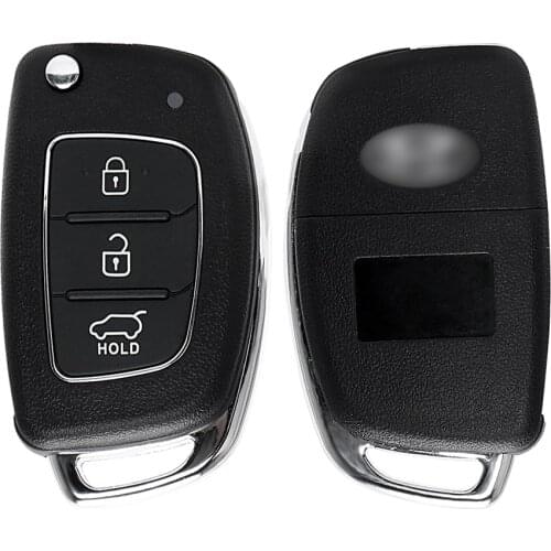 LEEPEE 3 Buttons Cover Case Key Case Fob Shell Replacement Remote Car Key For Mistra Hyundai Solaris ix35 ix45 Verna Santa