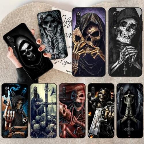 Grim reaper skull skeleton Phone Case for Xiaomi Mi Note 10 Lite Mi 9T Pro xiaomi 10 10 CC9 Pro 9SE