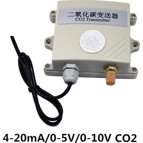 Carbon dioxide detector analog quantity CO2 Transmitter 4-20mA 0-5V 0-10V collector infrared mode detect Carbon dioxide Sensor