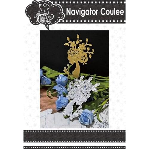 Girl avatar cutting mold 2021 is dead, scrapbooking, metal decoration, clear stamp DIY craft creative cutting background