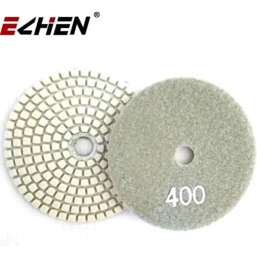 Diamond flexible polishing disc white wet buffing grinding pads for different stone granite marble quartz and concrete polishing