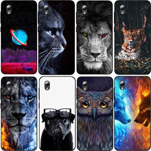 For ZTE Blade L8 Case Rose Wolf Cute Patterned Cover Soft Silicon Phone Case for ZTE Blade A3 2019 Top Quality