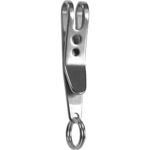 EDC Bag Suspension Clip with Key Ring Carabiner Stainless Steel Outdoor Quicklink Tool