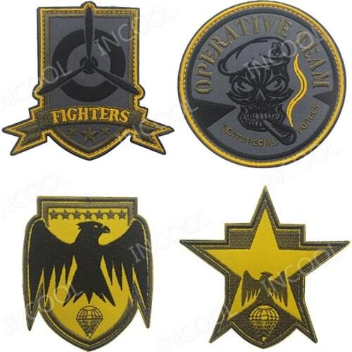 France Paratrooper Fighter Embroidery Patch Military Patch Tactical Emblem Badge Applique Embroidered Patch Drop Shipping