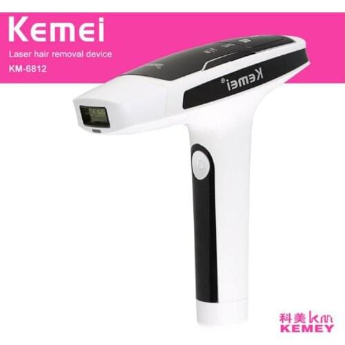 Kemei epilator kemei laser hair removal device KM-6812 Photon hair removal painless hair remover electric shaver