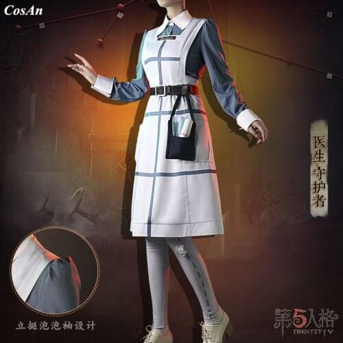 New Style Game Identity V Emily Dale Cosplay Costume Doctors Guardian Skin Fashion Uniform Suits Halloween Role Play Clothing