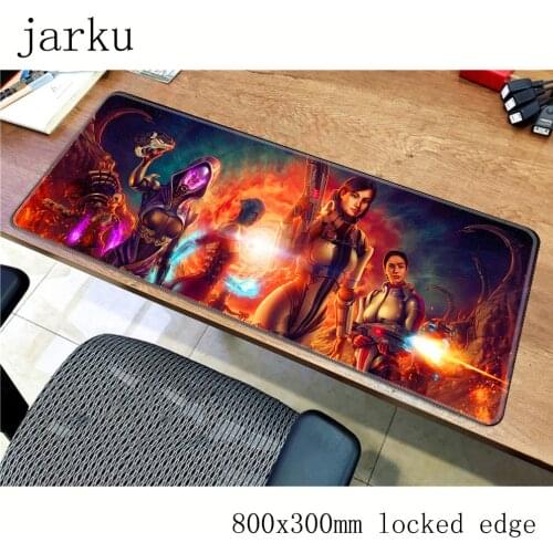 Mass effect mousepad gamer 800x300X3MM gaming mouse pad large Indie Pop notebook pc accessories laptop padmouse ergonomic mat