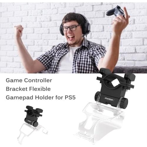 Wireless Controller Bracket Flexible Gamepad Holder for PS5 Phone Holder Clip Game Controller Bracket