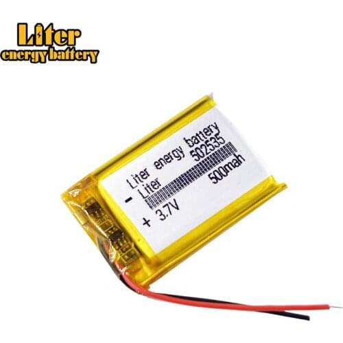 3.7V lithium polymer battery 450MA 502535 battery Bluetooth wireless headset MP3 / 4 small stationery