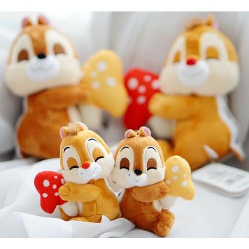 Squirrel Fashion Anime plush dolls ornament doll chain pendant cartoon toys Birthday gifts new