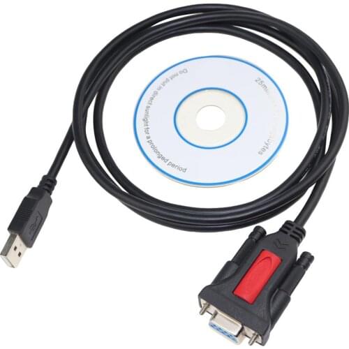 New Arrival 1.5m USB to RS232 Female Serial Adapter 9 Pin Printer Connecting Converter Cable