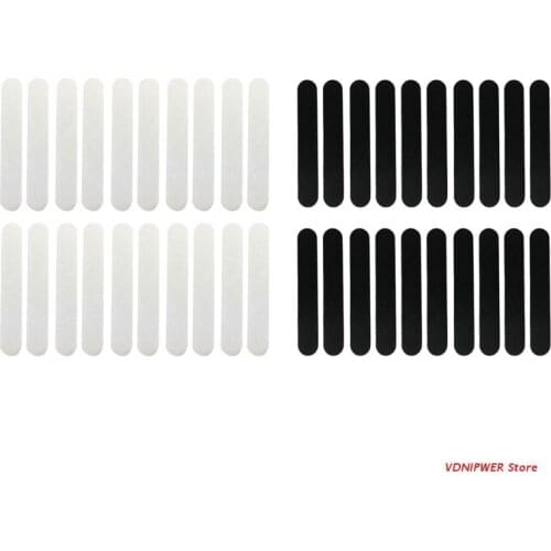 30 Pieces Disposable Cap Liner Moisture Wicking Sweatband Visor Hat Size Reducer Adhesive Sweat Absorbing Strips Patch Tape