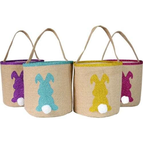 Easter Cute Bunny Gift Packing Bags Easter Decorations Kids Gifts Candy Bag Wedding Birthday Party Jewelry Organizer Bags