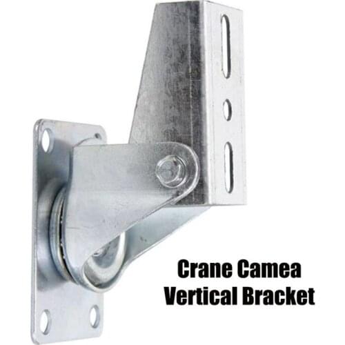 Galvanized Steel Anti-Rust Crane Surveillance CCTV Camera Stand Vertical Wall Mount Bracket Gravity Downward 360 Degree Rotating
