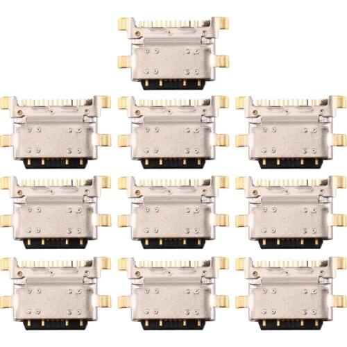 10 PCS Charging Port Connector for Xiaomi Redmi Note 8 / Redmi Note 8 Pro