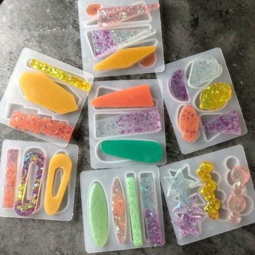 Silicone Mould for Hairpin Geometric Dropping Mould for Hairpin