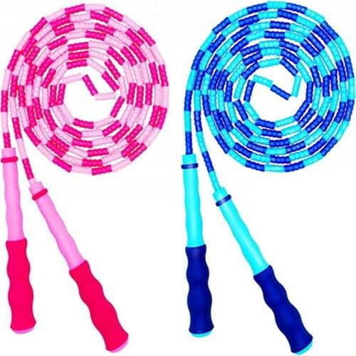 Fantastic bamboo fitness skipping rope adult children students high school entrance examination beads festival skipping rope