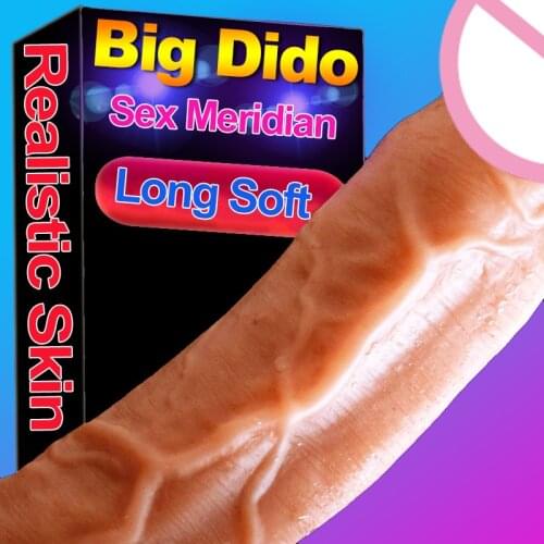 Strap on Dildo Realistic Silicone Male Artificial Huge Penis Dick with Suction Cup Big Dildo Woman Masturbator Adult Sex Toys