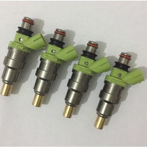 4X 1001-87096 flow matched Green 800cc sard fuel injector for NISSAN Skyline GT-R 200SX MITSUBISHI Lancer EVO 1-9 MAZDA RX-7