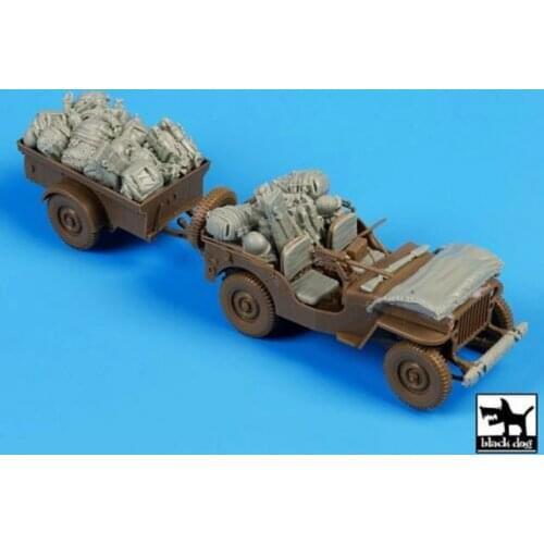 Willis Jeep and Trailer Parcel Transformation 1:35