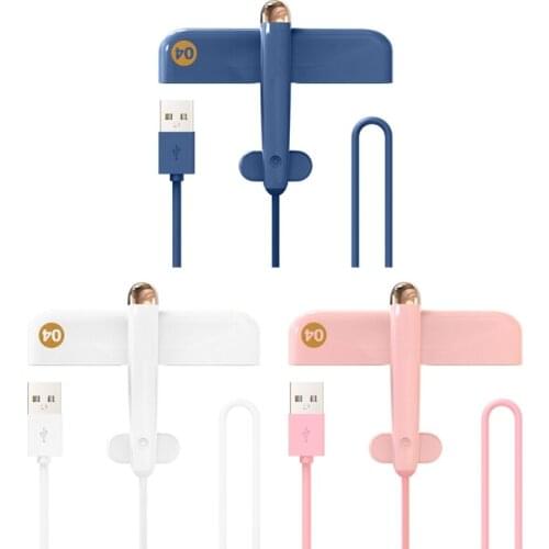 USB 2.0 Hub Multi USB Splitter 4 Port Multiple Expander 2.0 No Driver Required Plug and Play, for PC Windows