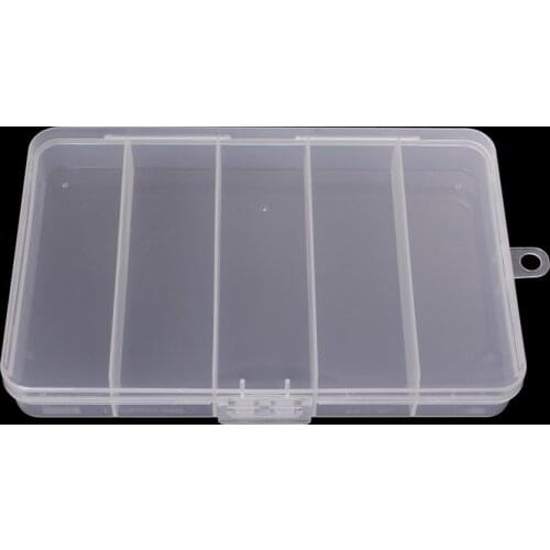 1Pcs Multifunctional High Resistance with Transparent Visible Strength Plastic Fishing Lure Fishing Tackle Bait Box