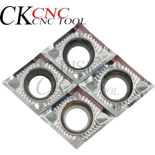 10pcs CCGT09T302-AK H01 CNC Carbide Aluminum Blade Turning tool Cutting tool CCGT aluminum inserts AL TIN Alloy wood