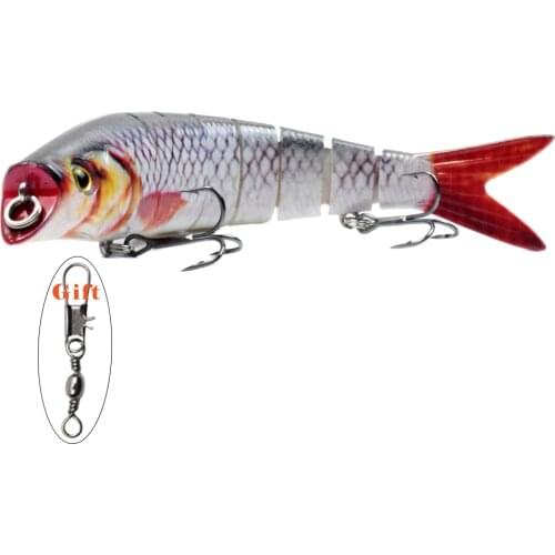 14cm 21.5g Multi Jointed Swimbait S Sinking Swimming Action Fishing Wobbler Lip mouth NO.6 Treble Hooks For Trout Minnow Shad