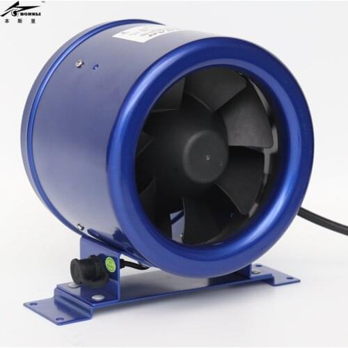 6'' 150mm diameter Duct inline mixed Fan with Speed Controller DC inverter motor 5000rpm 120v-240v