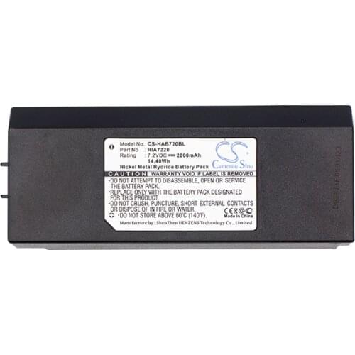 Cameron Sino 2000mAh Battery HIA7220 for Hiab AMH0627, AX-HI6692, XS Drive, XS Drive H3786692, XS Drive H3796692