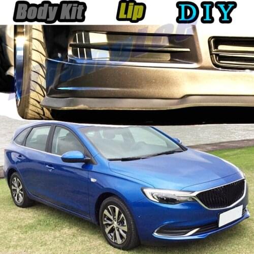 Car Bumper Lip Front Spoiler Skirt Deflector For BUICK For Excelle J200 2003~2020 Tune Car Modified Body Kit VIP Hella Flush Lip