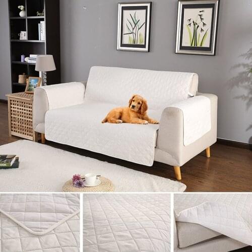 Sofa Couch Cover Chair Throw Pet Dog Kids Mat Furniture Protector Reversible Washable Removable Armrest Slipcovers 1/2/3 Seat