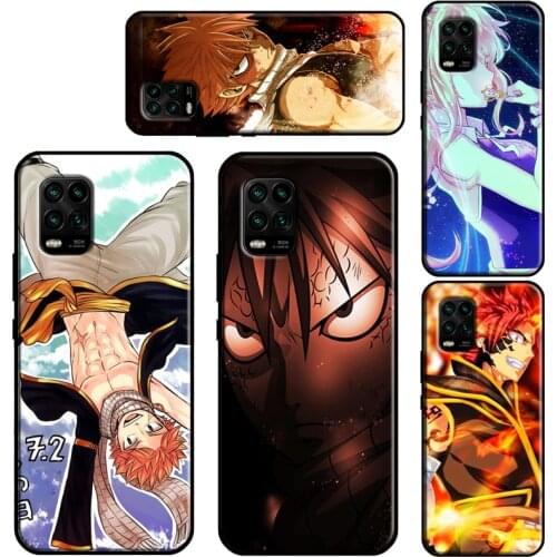 Anime Fairy Tail Natsu For Xiaomi Mi 11 Lite Case 11 Ultra 10T Pro POCO X3 M3 Pro F3 Cover For Xiaomi Mi 11 Case