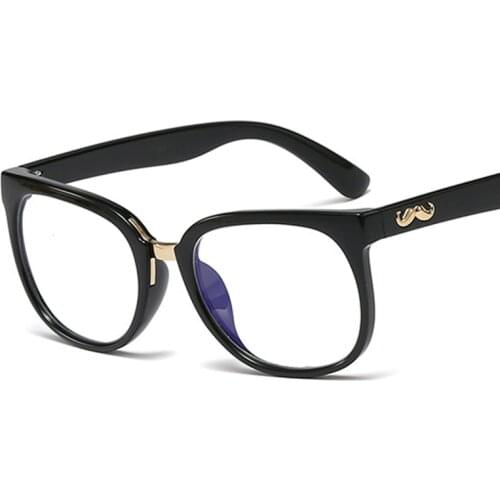 Kid Optical Frame Anti Blue Light Glasses For Computer Clear Lens Fashion Beard Eye Glasses Camouflage Frame Children Eyeglasses