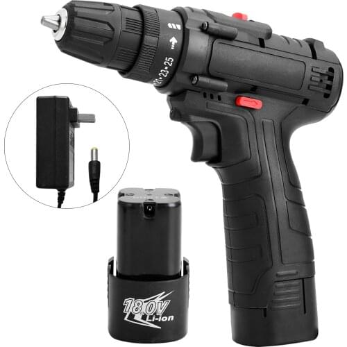 18V Electric Screwdriver Cordless Drill High-power Lithium Battery Wireless Rechargeable Hand Drills Home DIY Power Tools