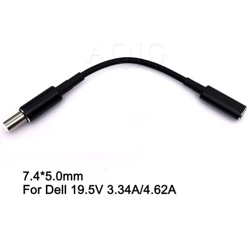 100W Type C Female To 7.4*5.0mm Male PD Cable For Hp Dell Laptop Power Supply Cable Adaptor Connector Charger