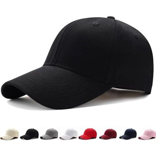 Solid Color Velcro Adjustable Unisex Spring Summer Shade Hip Hop Men Women Multiple Colour Peaked Cap Outdoor Sport Baseball Cap